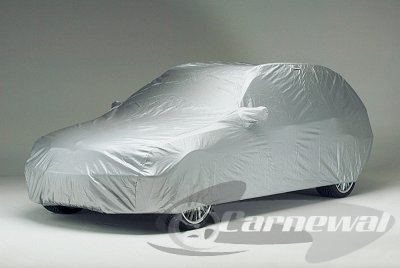 Navaris Car Full Cover Tarpaulin M 432 x 165 x 120 cm Car Garage Dustproof  Waterproof Car Cover for Winter Summer