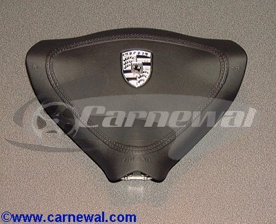 Leather Airbag Module for 3-Spoke Steering Wheel