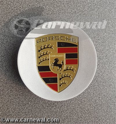 Wheel Caps with Large Colored Crest