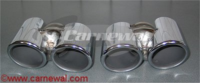 997-1 S Chromed Twin Tail Pipes