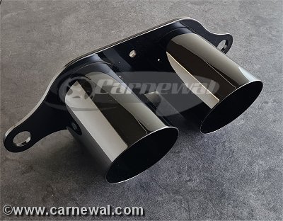 GT3 Black Tail Pipe 2x 90mm
